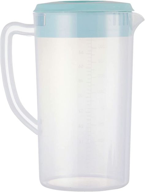 Plastic Pitcher, Lemonade Juice, Juice Jar, Iced Tea Maker, Pitcher With Lid, Making Iced Tea, Plastic Jugs, Mix Drinks, Drink Pitcher