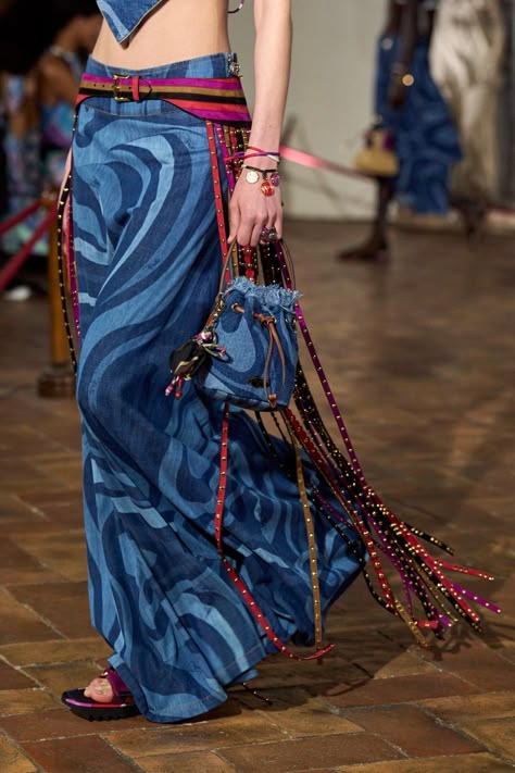 Emilio Pucci Spring 2024 Ready-to-Wear Fashion Show | Vogue Maximalism Fashion, Hobo Chic, Current Styles, Vogue Runway, Emilio Pucci, Spring 2024, Boho Chic Fashion, Fashion Sense, Fashion Inspo Outfits