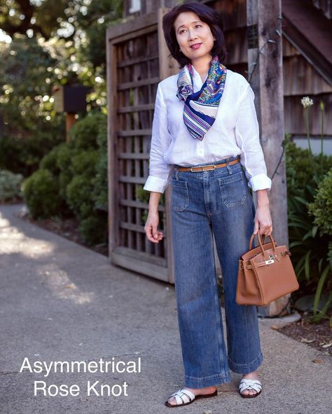 Hermes scarf outfit