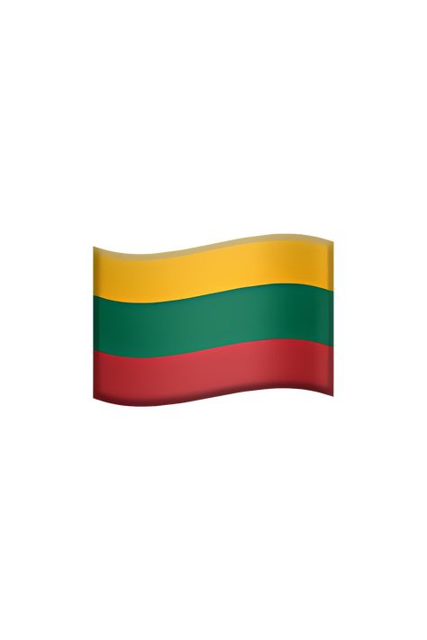 The emoji 🇱🇹 Flag: Lithuania depicts a rectangular flag with three horizontal stripes of equal size. The top stripe is yellow, the middle stripe is green, and the bottom stripe is red. In the top left corner of the flag, there is a small coat of arms featuring a knight on horseback holding a sword and shield. The background of the coat of arms is divided into two parts: the top part is red with a white cross, and the bottom part is blue with a white crescent moon. Hail Holy Queen Prayer, Lithuanian Flag, Knight On Horseback, Flag Emoji, Apple Emojis, Lithuania Flag, Hail Holy Queen, The Emoji, On Horseback