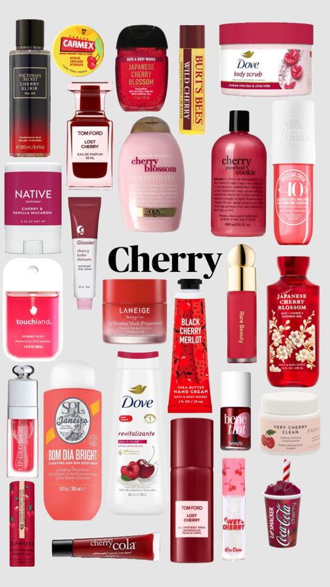 Cherry Products, Fragrances Perfume Woman, Body Hygiene, Perfume Body Spray, Bath And Body Works Perfume, Shower Skin Care, Body Smells, Perfume Scents, Perfume Lover