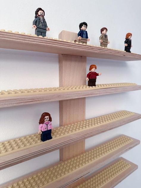 Ikea tips, hacks and more! | IKEA Lustigt Hack - a great way to display Lego Characters 🫶🏻 | Facebook Lego Ikea Display, Lego Ikea Hack, Lego Storage Ideas Display, Ikea Lego Display, Lego Bedroom Ideas Boys, Lego Decorations Room, Lego Shelf Display, Ikea Lustigt, Lego Kids Room