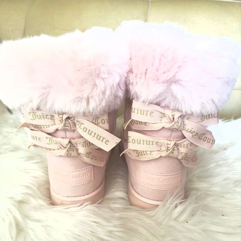 Like New Condition, Never Worn , Beautiful Baby Pink Color, Size 8 Juicy Couture Baby, Baby Pink Color, Juicy Couture Shoes, Baby Couture, Baby Pink Colour, Couture Shoes, Pink Boots, Juicy Couture, Baby Pink