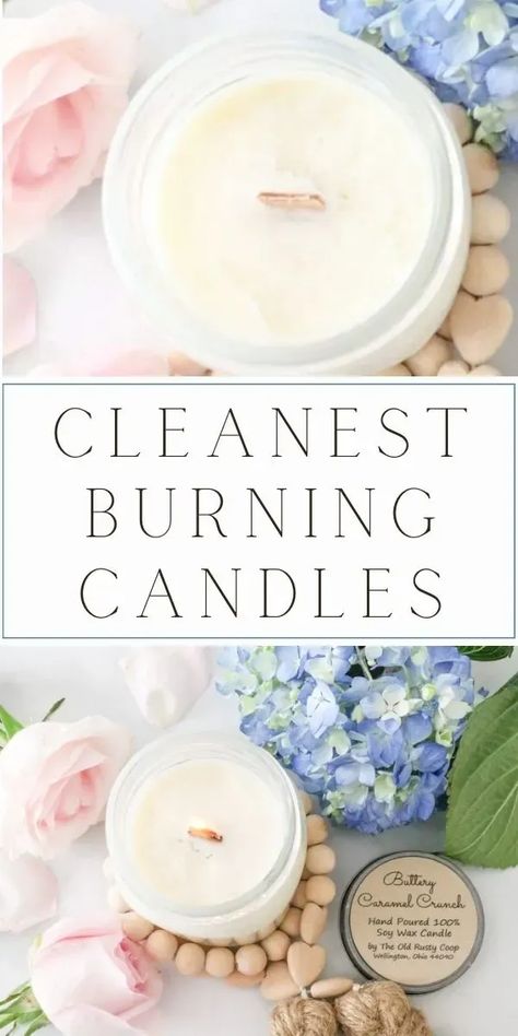 Diy Vegan Candles, Diy Healthy Candles, Coconut Soy Wax Candles Diy, Non Toxic Candle Making, Coconut Wax Candles Diy, How To Make Non Toxic Candles, Coconut Candles Diy, Healthy Candles Natural Diy, Non Toxic Candles Diy