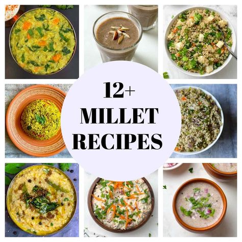 Indian Millet Recipes Indian Millet Recipes, Millet Recipes Indian, Millets Recipes Indian, How To Cook Millet, Curd Rice Recipe, Jain Recipes, Pearl Millet, Vegan Indian Recipes, Millet Recipes