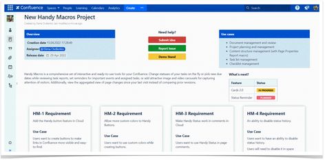 How to Make Your Confluence Pages More Attractive - Stiltsoft Confluence Page Design Ideas, Confluence Page Design, Confluence Design, Agile Project Management, Plant Shelf, Corporate Style, Visual Perception, Dashboard Design, Project Plans