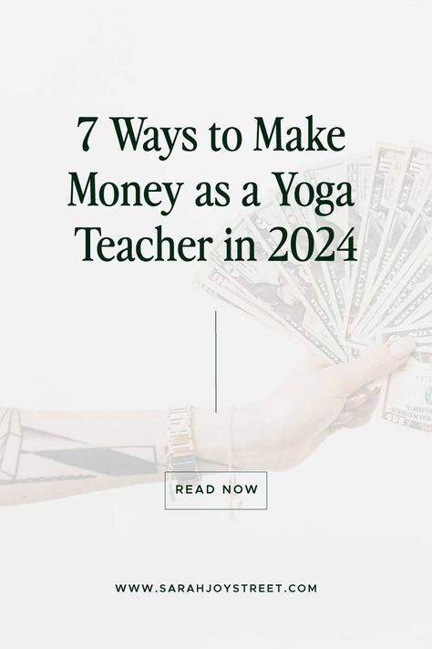 7 ways to make money as a yoga teacher in 2024 Yoga Teacher Aesthetic, Learning Yoga, Yoga Teacher Resources, Yoga Teaching, Bedtime Yoga, Wellness Apps, Yoga For Seniors, Yoga Business, Yoga Program