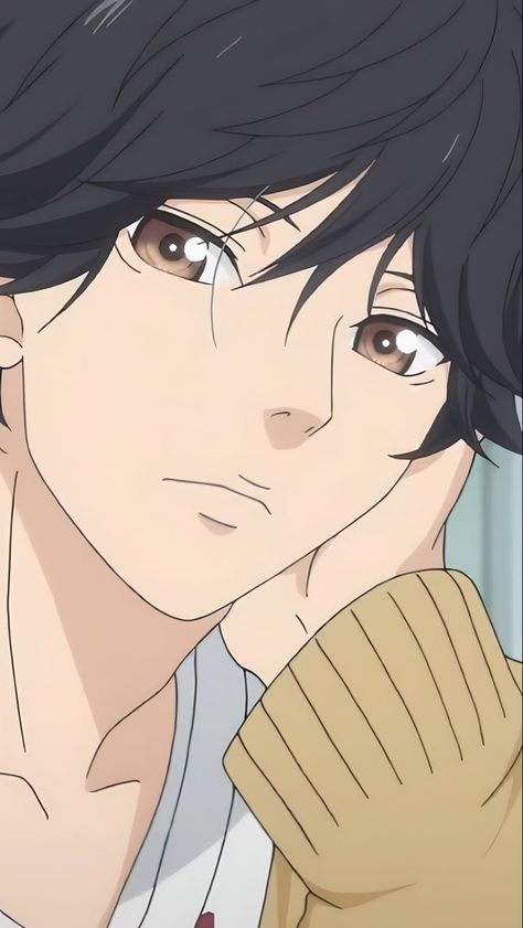 Kou Mabuchi Wallpaper, Sawako Kuronuma Cute, Daddy Chill, Kou Mabuchi, Futaba Y Kou, Haru Ride, Blue Springs Ride, Ao Haru, Ao Haru Ride