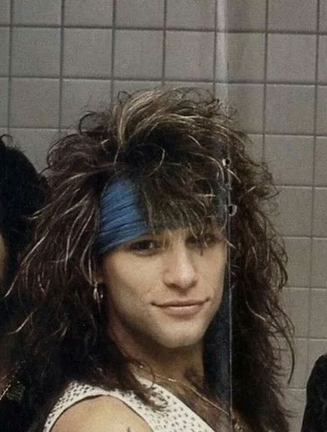 Jon Bon Jovi, Bon Jovi, A Man, Long Hair, Hair