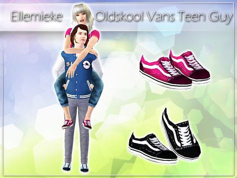 Ellemieke's Oldskool Vans for Teen Guys Sims 3 Shoes, Sims 3 Clothing, Kids Maxi, Sims 4 Cc Kids Clothing, Cc Shoes, Disney With A Toddler, Sims 4 Cc Shoes, Sims 4 Cc Skin, Female Clothing