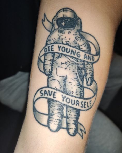 Brand New Tattoo Band, Deja Entendu Tattoo, Brand New Band Tattoo, Brand New Tattoos, Die Young, Band Tattoo, New Bands, Blackwork Tattoo, Flash Art