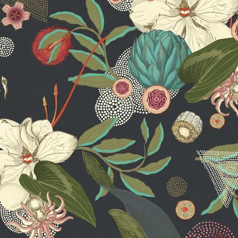 Room 13 Collection Archives - Robin Sprong Wallpapers Boutique Graphic Design, Rough Linen, Artist Materials, Navy Wallpaper, Beige Wallpaper, Deco Floral, Graphic Design Studios, African Design, Print Wallpaper