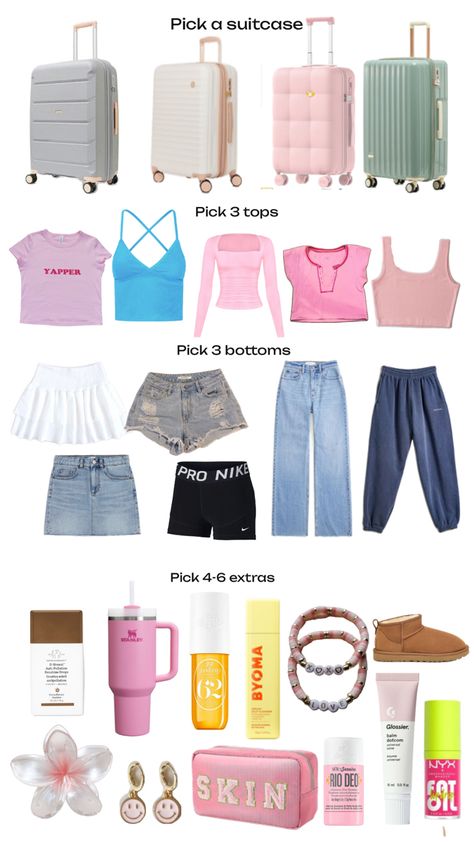 #preppy#doityourownway#makea… Preppy Travel Essentials, Preppy Airport, Airport Packing, Summer Bag Essentials, Sleepover Outfit, Preppy Travel, Preppy Outfits For School, Preppy Inspiration, Travel Bag Essentials