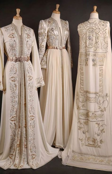 Fesyen Islam, Baju Kahwin, Arabian Dress, Moroccan Fashion, Moroccan Dress, Moroccan Caftan, Muslim Fashion Dress, Fantasy Dress, Abayas Fashion