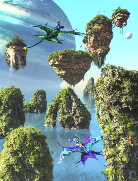 Pandora Ocean, Fan Art Avatar, Avatar Theme, Avatar Film, Avatar Animals, Avatar Poster, Avatar James Cameron, Avatar Films, Floating Island