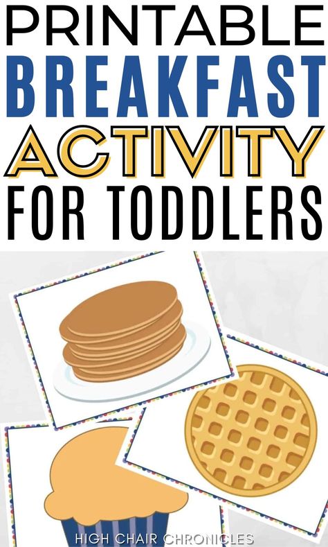 Preschool Pancake Craft, Yucky Food, Food Activities For Toddlers, Foods For Breakfast, Color Activities For Toddlers, Healthy Food Activities, Preschool Food, Craft Activities For Toddlers, Try New Foods