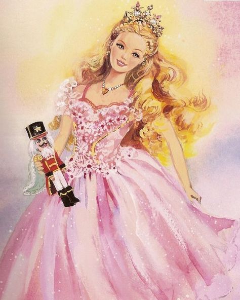 🎀 on Instagram: “This is my favorite Barbie Artwork. Barbie in the Nutcracker is my favorite Barbie movie. This picture is just so beautiful to look at lol…” Barbie In The Nutcracker, Barbie Nutcracker, Barbie Drawing, Barbie Art, Sugar Plum Fairy, Nutcracker Ballet, Barbie Princess, The Nutcracker, Barbie Movies