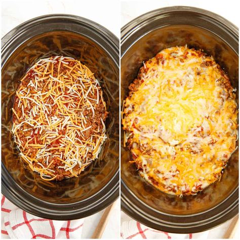 Easy Slow Cooker Ground Beef Recipes, Beef Enchiladas Crockpot, Enchilada Casserole Crockpot, Taco Slow Cooker Recipes, Simply Stacie Recipes, Enchilada Crockpot, Crockpot Beef Enchiladas, Crock Pot Beef Enchiladas, Beef Enchilada Casserole Crockpot