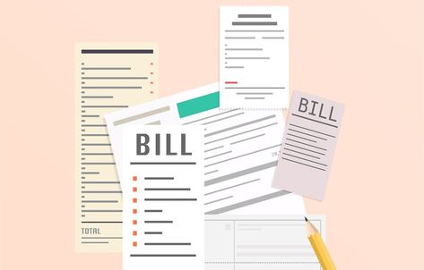 The Two Ways to Get on Top of Your Bills | sheerluxe.com Bills Aesthetic, Splitting Bills With Spouse, Bills Vs Expenses, How To Get Medical Bills Off Credit, Lower Bills, Netflix Subscription, Budget Calculator, Great Websites, Monthly Expenses