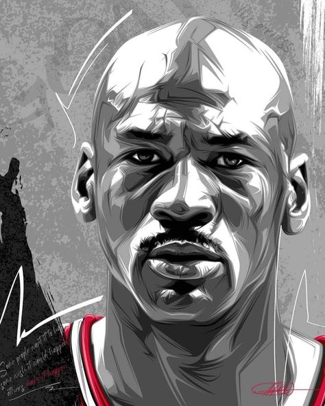 Michael Jordan Art, Money Tattoo, Art Drawings Sketches Pencil, Pin Art, Vector Portrait, Kobe Bryant, Face Art, Art Drawings Sketches, Michael Jordan