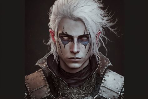 Changeling Rogue Male, Soulknife Rogue Dnd, Changeling Dnd Art Male, Male Changeling Dnd, Dnd Changeling Art, Changeling Druid, Changeling Character Design, Soulknife Rogue, Changeling Rogue