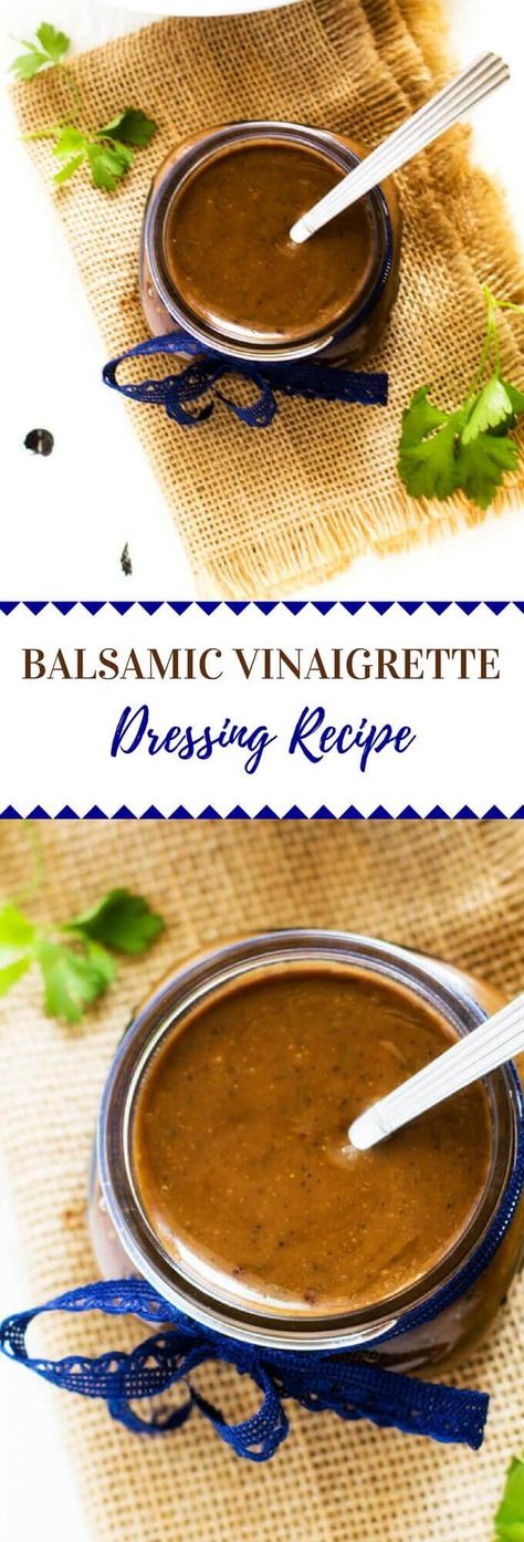 Basalmic Vinagrette Dressing Healthy, Basalmic Vinagrette Dressing Salad, Balsamic Vinaigrette Dressing Recipe, Healthy Dressings, Delicious Sauces, Vinaigrette Dressing Recipe, Balsamic Vinaigrette Recipe, Balsamic Vinaigrette Dressing, Vinaigrette Recipe