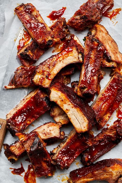 Best Pork Ribs Recipe, Best Pork Ribs, Pork Rib Marinade, Oven Baked Pork Ribs, Baked Pork Ribs, Pork Ribs Recipe, Baby Back Pork Ribs, Pork Entrees, The Modern Proper