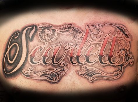 Lettering tattoo scarlett Scarlett Name Tattoo, Chicano Tattoos, Lettering Tattoo, Name Tattoo, Name Tattoos, Tattoo Lettering, I Tattoo, Skull Tattoo, Scarlet