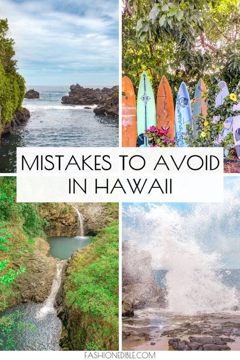 Mistakes to Avoid in Hawaii | Tips for Planning a Trip to Hawaii | Little Known Facts about Hawaii | What You Need to Know About Hawaii Before You Visit | Hawaii Tips Hawaii Travel Guide, Visit Hawaii, Usa Travel Guide, Hawaii Vacation, Enjoy Nature, Hawaiian Islands, United States Travel, Honolulu, Hawaii Travel