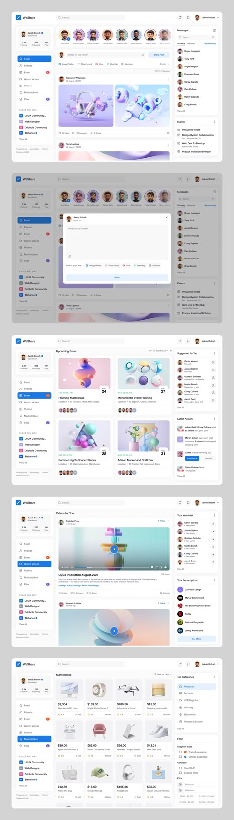 Portfolio Website Design Inspiration, Dashboard Design Template, Web Development Programming, Web Design Awards, Website Design Inspiration Layout, App Design Layout, Social Web, Ui Design Website, Ui Ux Designer