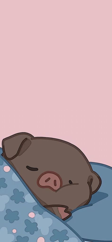 Pig Wallpaper, Cute Desktop Wallpaper, Cute Doodle Art, Inspirational Wallpapers, Phone Design, Cute Little Animals, Cute Doodles, Wallpaper Iphone Cute, Lock Screen Wallpaper