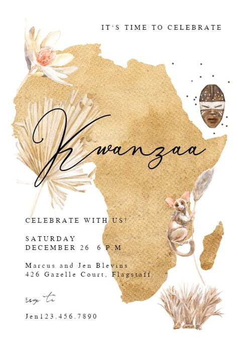 Xhosa Wedding, 21st Invitations, Zulu Wedding, Diy Invitation Card, Wedding Invitations Printable, Map Invitation, Print Invitation, Virtual Invitations, Africa Wedding