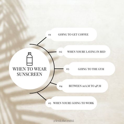 sunscreen skin care tips skincare aesthetic esthetician Tinted Moisturizer With Spf, Esthetician Inspiration, Skin Care Pictures, Esthetician Marketing, Skin Facts, Facial Tips, Skincare Products Photography, Revision Skincare, Beauty Video Ideas