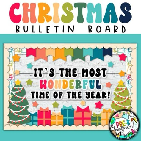 Christmas Bulletin Board | Holiday Bulletin Board | Christmas Decor Christmas Chart Ideas, Christmas Charts For School, Christmas Chart Ideas For School, Deck The Halls School Ideas, Christmas Bulletin Board Ideas For Work, Merry Christmas Bulletin Board, December Bulletin Board Ideas, Bulletin Board Christmas, Christmas Board Decoration