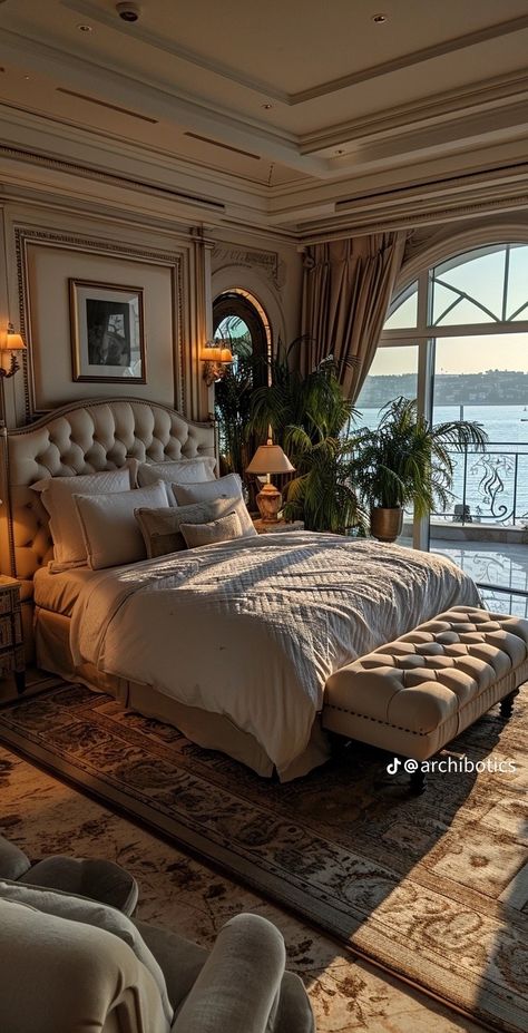 Luxe Bedroom, Classy Bedroom, Dream House Rooms, Dream Room Inspiration, Luxury Homes Dream Houses, Dream House Interior, Decor Home Living Room, Dream House Decor, Beautiful Bedrooms