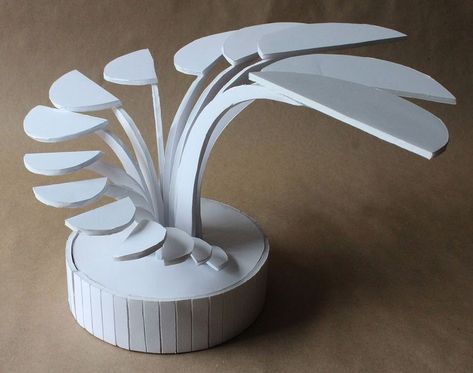 Staircase Sculpture, Staircase Art, Foam Sculpture, Sculpture Lessons, Paper Architecture, Concept Models Architecture, Cardboard Sculpture, Staircase Decor, Art Essentials