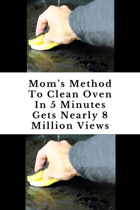 Mom’s Method To Clean Oven In 5 Minutes Gets Nearly 8 Million Views  #Mom’s #Method #To #Clean #Oven #In #Minutes #Gets #Nearly #Million #Views Choclate Cake Recipe, Oven Cleaning Hacks, Oven Cleaner, Beautiful Braided Hair, Sports Hairstyles, Oven Cleaning, Household Chores, Unique Photo, Makeup Videos