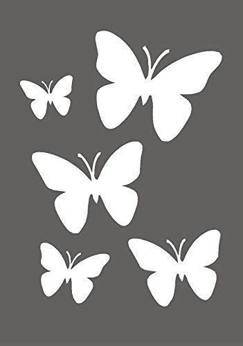 Stencil Of Butterfly, Wall Painting Butterfly, Stencils Design, Diy Stencil Patterns, Butterfly Wall Art Diy, Butterfly Stencils, Wall Art Paint, Paint Stencil, Painting Butterfly