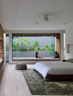 Decent Bed Design, Courtyard Bedroom, Window Seat Ideas, Window Seat Design, Bed Design Ideas, Bed Decoration, House Interior Design Styles, Indian Home Design, Interior Design Your Home