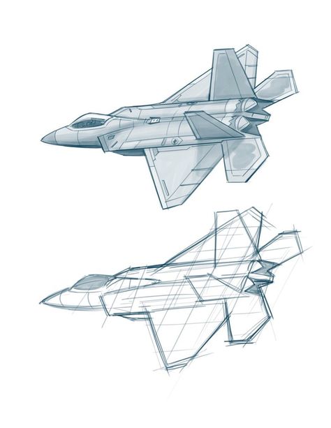 Plane Drawing Reference, Severed Arm Reference, Aircraft Drawing Easy, P51 Mustang Drawing, F22 Raptor Drawing, F22 Drawing, F16 Drawing, Vehicle Design Sketch, Jetpack Drawing