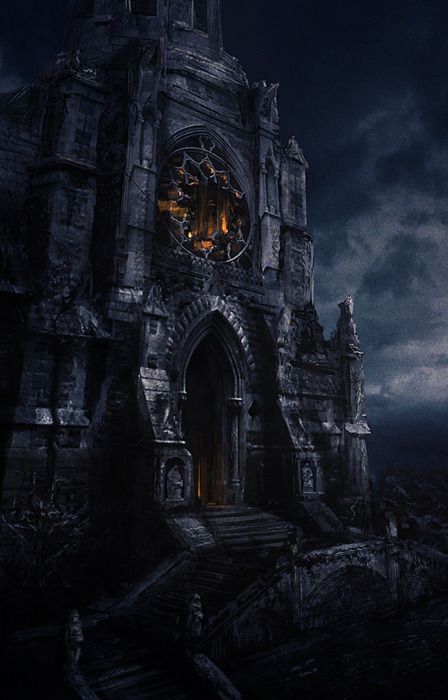 Dark Castle Dark Castle, Gothic Castle, Art Noir, Gothic Church, رعب نفسي, 다크 판타지, Have Inspiration, Fantasy Castle, Fantasy Setting