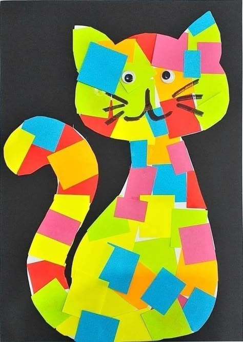 Cat Crafts Preschool, Preschool Creative Art, Storytime Crafts, Kindergarten Art Projects, Hand Crafts For Kids, Preschool Art Activities, Animal Crafts For Kids, Daycare Crafts, Kindergarten Art