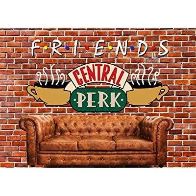 Retro Pub, Geode Wedding, Log Candles, Red Brick Wall, Friends Central Perk, Retro Sofa, Paper Pom Poms, Central Perk, Themes Photo