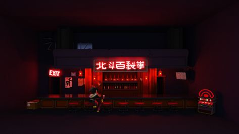 Cool Wallpapers For Pc, Pixel City, Notion Ideas, Cyberpunk Games, Nerd Aesthetic, Hotline Miami, Bar Scene, Pixel Art Games, Pc Wallpaper