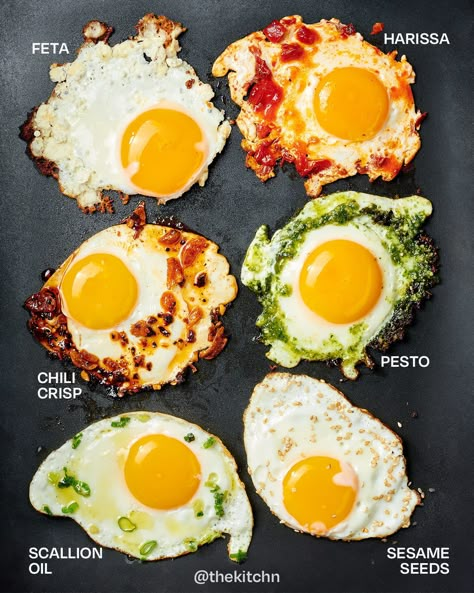 Sometimes you only need 1 ingredient to take something from great to literally life-changing 🍳 (Photo: @dfwalex; Styling: @weebitesny) #thekitchn | @thekitchn Eggs Sunny Side Up, High Protein Meal Ideas, Ways To Make Eggs, Protein Meal Ideas, Sunny Side Up Eggs, Pesto Eggs, Best Egg Recipes, Eat Protein, Sunnyside Up Eggs