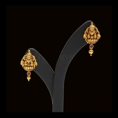 3 Grams Gold Earrings, 3 Grams Gold Earrings Indian, Latest Gold Jewellery Designs, Gold Tikka, Vummidi Bangaru Jewellers, Latest Gold Jewellery, Gold Earrings Indian, Antique Gold Earrings, Simple Gold Earrings