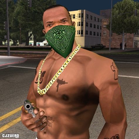 Cold Images, Carl Johnson, Wwe 2k, Gta Sa, Gta San, Gangsta Style, Snoop Dog, Cover Art Design, Rockstar Games