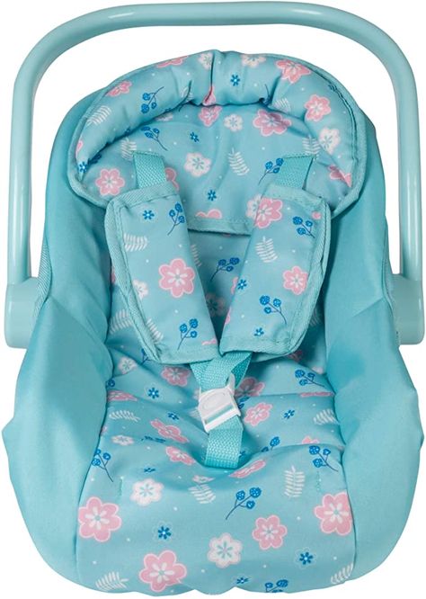 Amazon.com: Adora Baby Doll Car Seat - Flower Power Car Seat Carrier, Perfect Doll Accessory That Fits Dolls Up to 20 inches: Toys & Games Doll Car Seat, Baby Car Seats Newborn, Baby Doll Car Seat, Baby Doll Furniture, Baby Doll Carrier, Baby Doll Strollers, Baby Doll Toys, Doll Carrier, Baby Alive Dolls