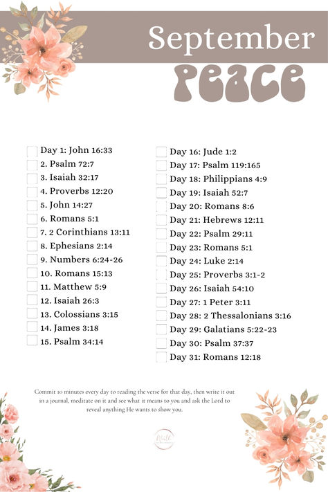 list of bible verses September Bible Reading Plan 2024, September Bible Writing Plan, 52 Week Bible Reading Plan, September Bible Verses, Scripture Writing Plans 2024, September Bible Reading Plan, Daily Verses Scriptures, Monthly Scripture Writing Plan, September Scripture Writing Plan