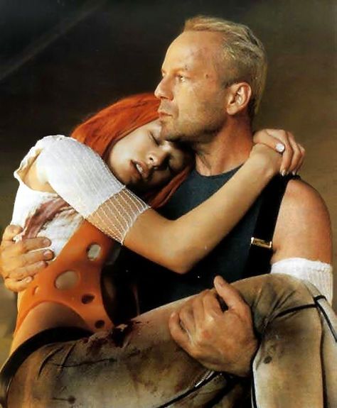 Leeloo and Korben Dallas -- Fifth Element. Couple Reference, Anatomy Notes, Film Scenes, The Fifth Element, Luc Besson, Fritz Lang, Septième Art, Gary Oldman, Milla Jovovich